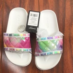 Bebe girls colorful slides